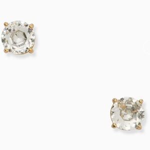 Kate Spade Gold Earrings with Clear Stones New studs.